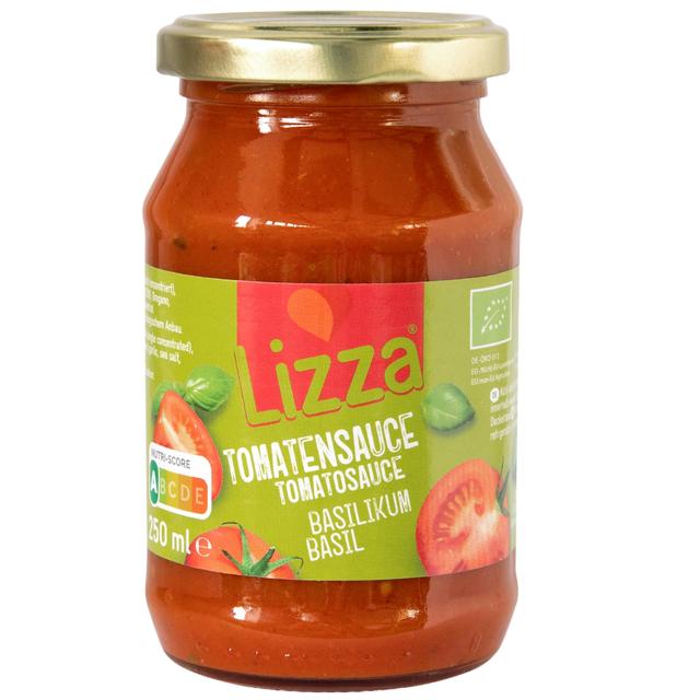 Lizza Low Carb Tomato S+C1479auce Basil, 250ml