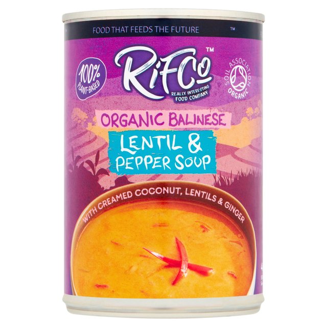 Rifco Organic Free From Balinese Lentil & Red Pepper Soup, 400g
