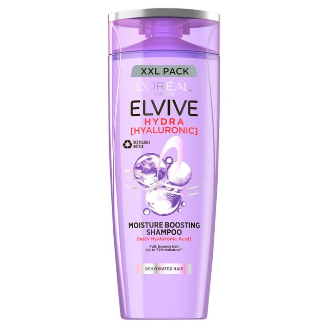 L’Oréal Paris Elvive Hydra Hyaluronic Shampoo, for Dry Hair, 700ml