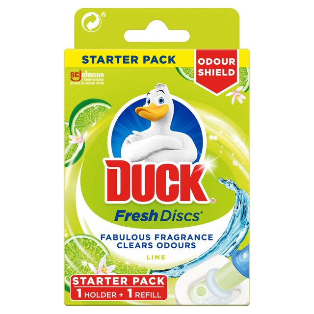 Duck Toilet Fresh Discs Holder Lime, 36ml