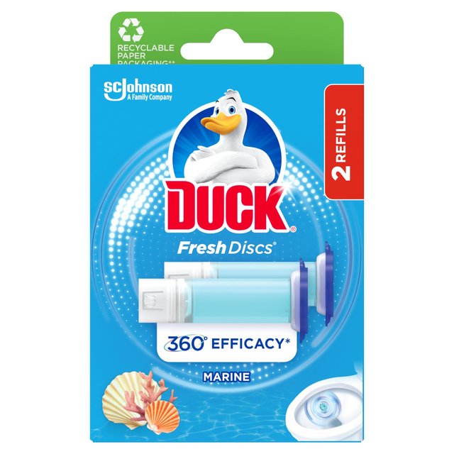 Duck Toilet Fresh Discs Duo Refills Marine, 2 x 36ml