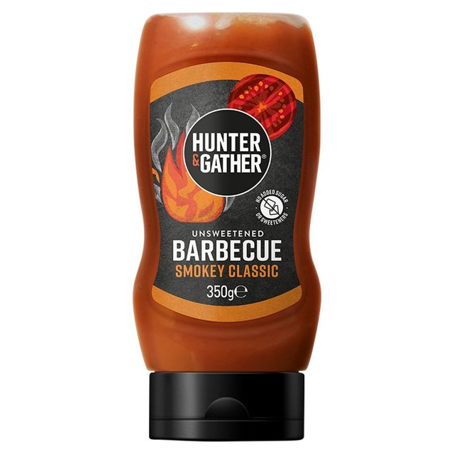 Hunter & Gather Unsweetened BBQ Sauce, 350g