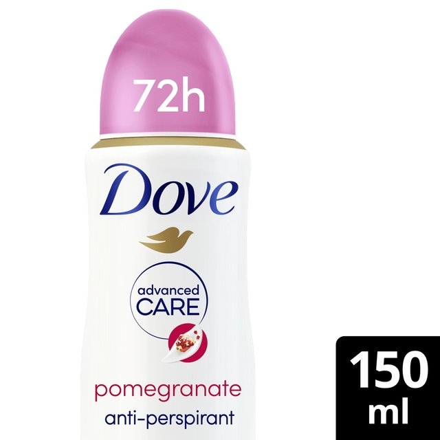 Dove Women Advanced Antiperspirant Deodorant Pomegranate Aerosol, 150ml