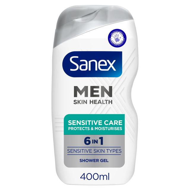 Sanex Men Skin Health Sensitive Care Shower Gel, 400ml