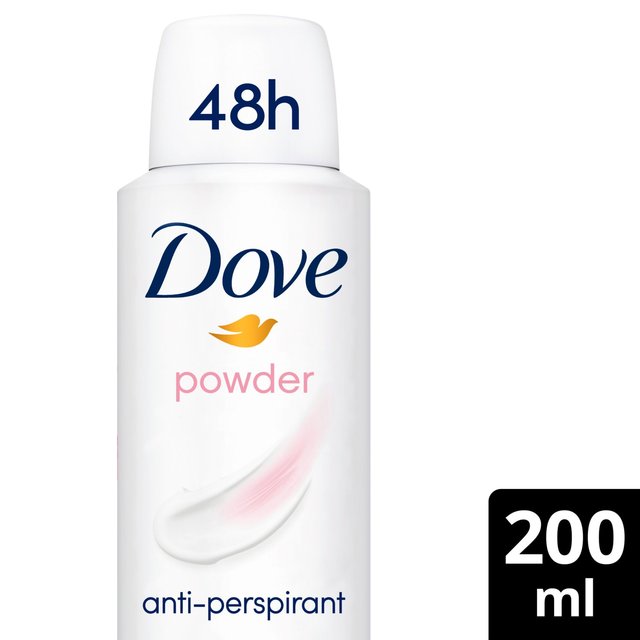 Dove Women Antiperspirant Deodorant Powder Aerosol, 200ml