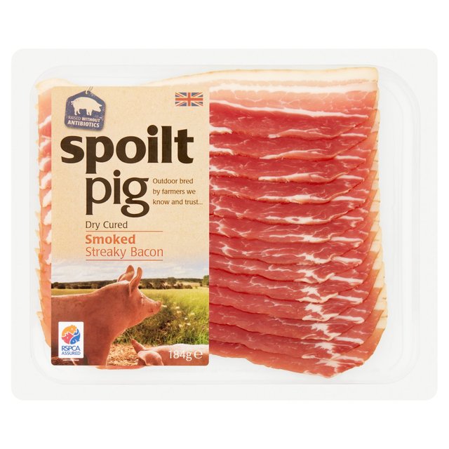 Spoiltpig Smoked Dry Cured Streaky Bacon, 184g