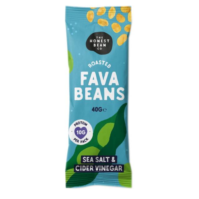 Honest Bean Co Roasted Fava Bean Sea Salt & Cider Vinegar, 40g