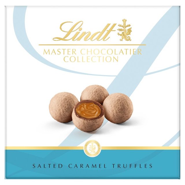 Lindt Master Chocolatier Salted Caramel Truffles Box, 135g
