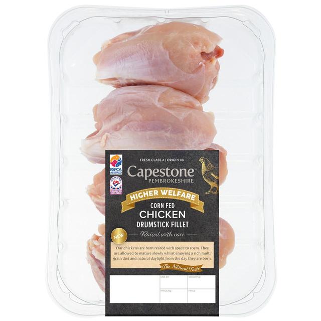 Capestone Higher Welfare Chicken Drumstick Fillet, Typically: 360g