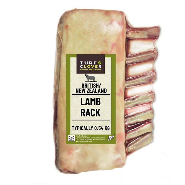 Turf & Clover Lamb Rack, Typically: 540g