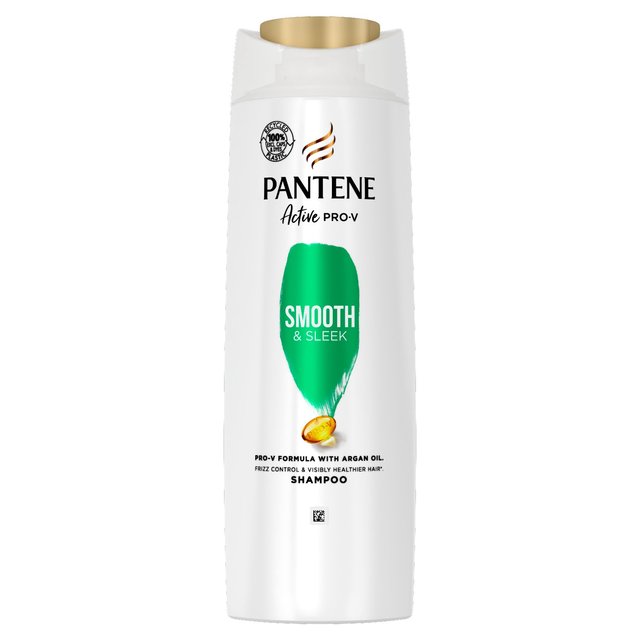 Pantene Smooth & Sleek Shampoo, 400ml