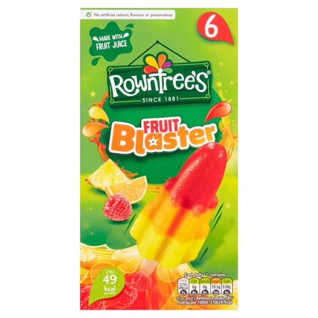 Rowntree’s Fruit Blaster, 6 x 58ml