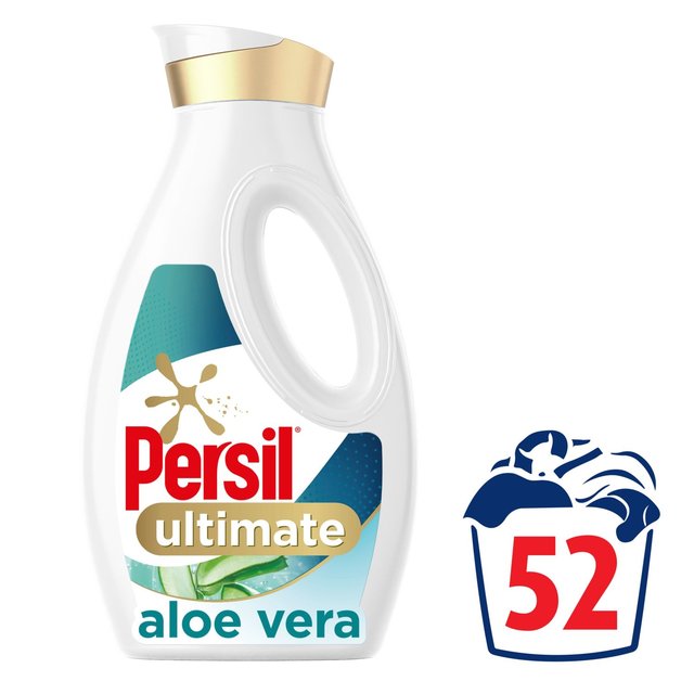 Persil Ultimate Non Bio Aloe Vera Sensitive Washing Liquid 52 Washes, 1400ml
