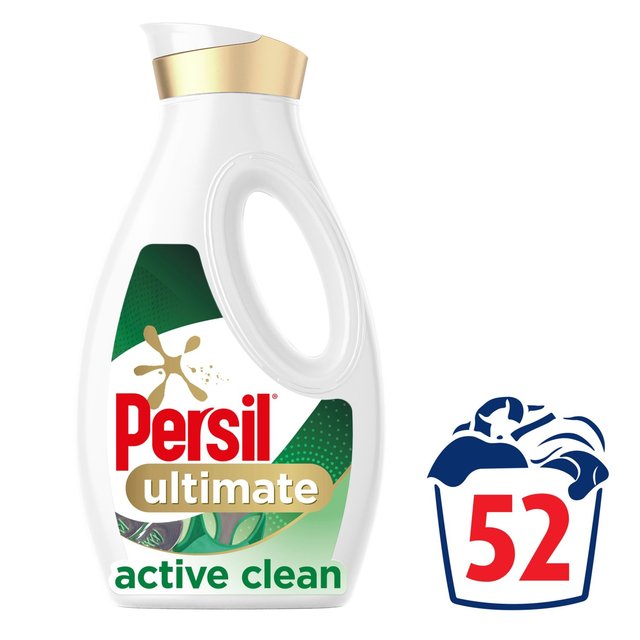 Persil Ultimate Active Clean Washing Liquid Laundry Detergent 52 Washes, 1400ml