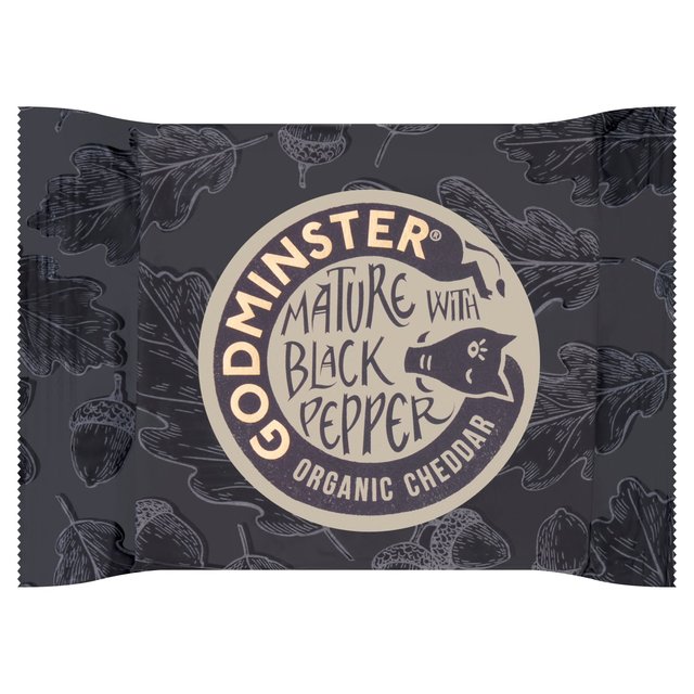 Godminster Mature Cheddar With Crushed Black Pepper, 200g