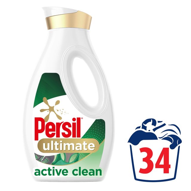 Persil Ultimate Active Clean Washing Liquid Laundry Detergent 34 Washes, 918ml