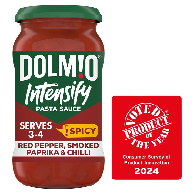 Dolmio Intensify Spicy Red Pepper Smoked Paprika & Chilli Pasta Sauce, 400g