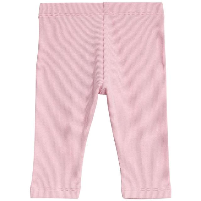M & S Girls Collection Cotton Rich Leggings, 0-3 Months, Pink