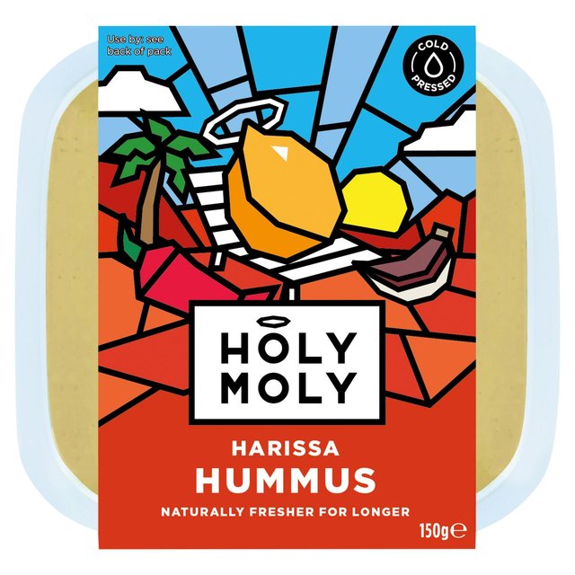 Holy Moly Harissa Hummus, 150g
