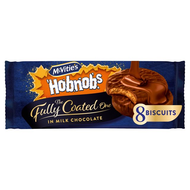 McVitie’s Hobnobs Biscuits The Fully Coated One in Milk Chocolate, 158g