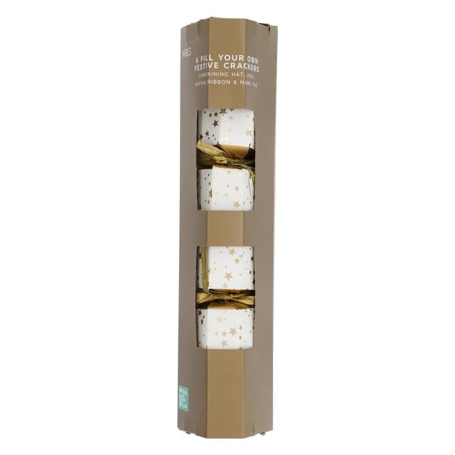 M & S Fill Your Own Christmas Crackers, 6 Per Pack