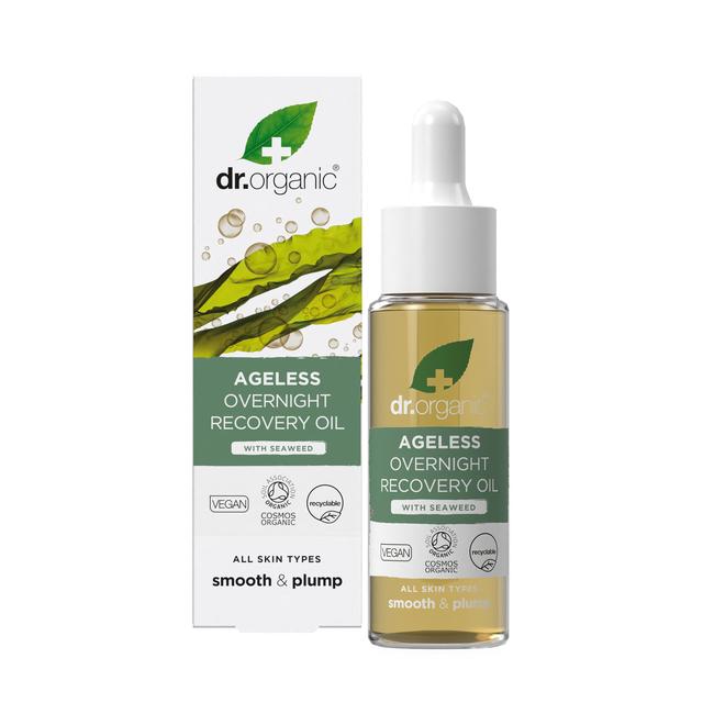 Dr Organic Ageless With Seaweed Overnight Recovery Oil, 30ml