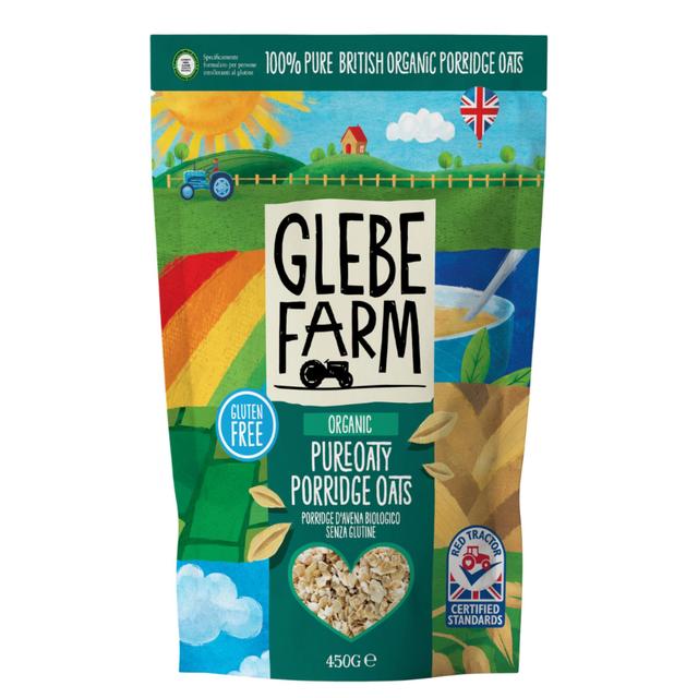 Glebe Farm PureOaty Gluten Free Organic Porridge Oats, 450g