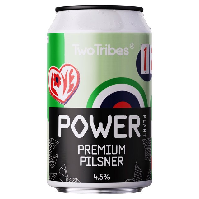 Two Tribes Power Plant Natural Lager, 330ml