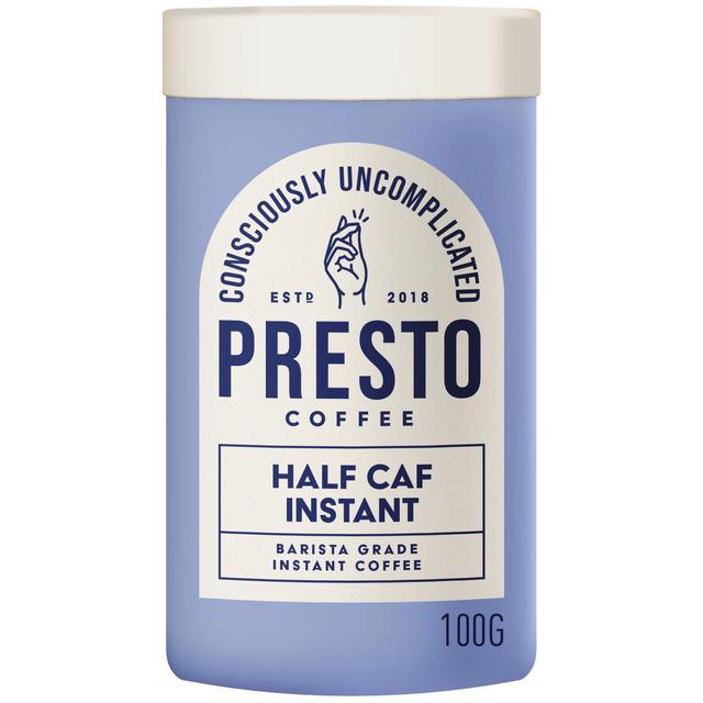 Presto Half Caf Barista Grade Instant Coffee, 100g