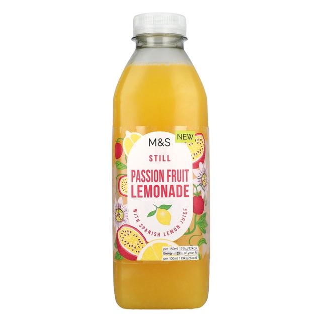 M & S Still Passion Fruit Lemonade, 750ml