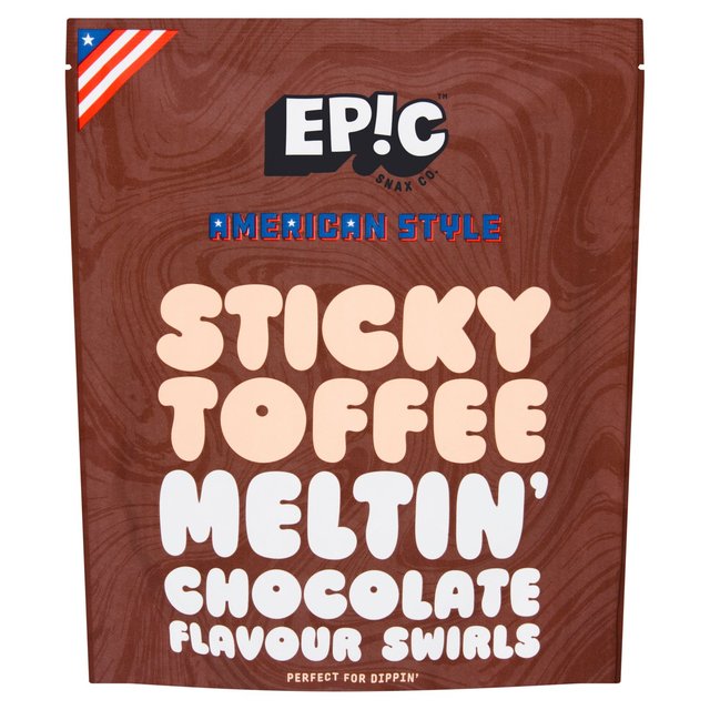 Epic Sticky Toffee Meltin’ Chocolate Swirls, 100g