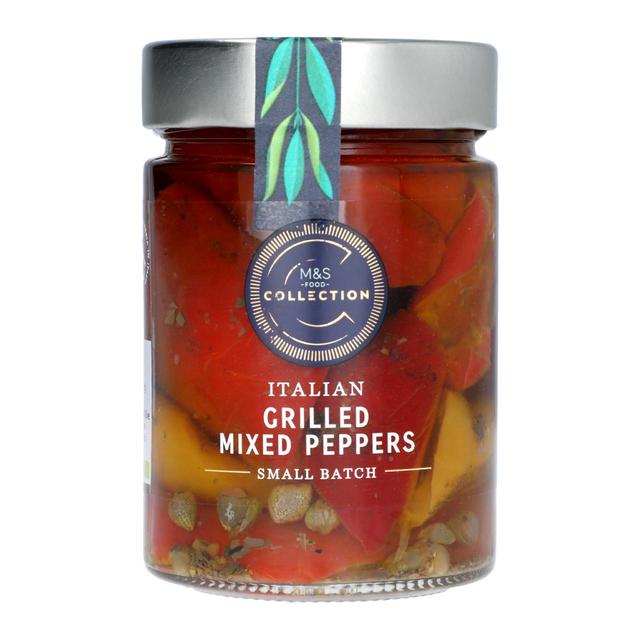 M & S Collection Grilled Mixed Peppers, 190g