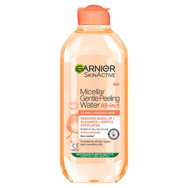 Garnier Micellar Gentle Peeling Water All-in-1 1% PHA & Glycolic Acid, 400ml