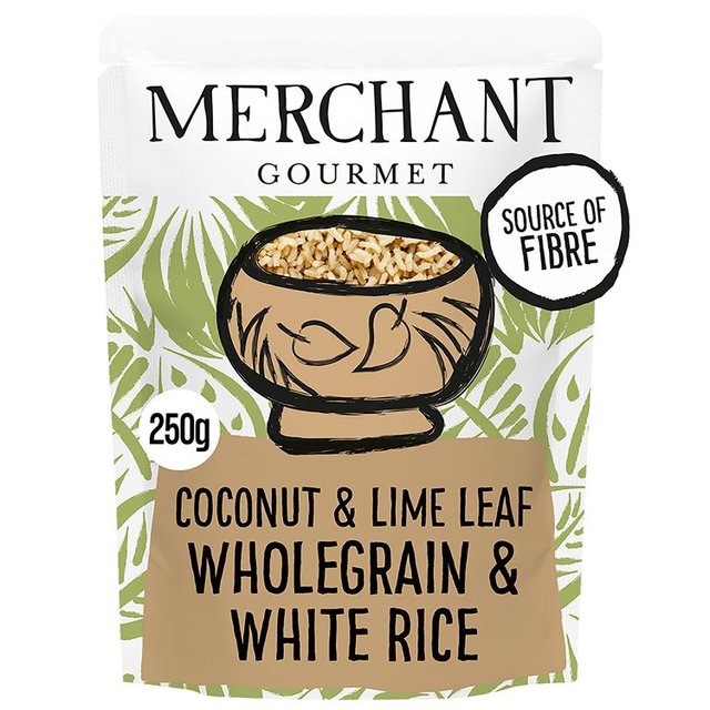 Merchant Gourmet - Coconut & Lime Leaf Wholegrain Rice, 250g
