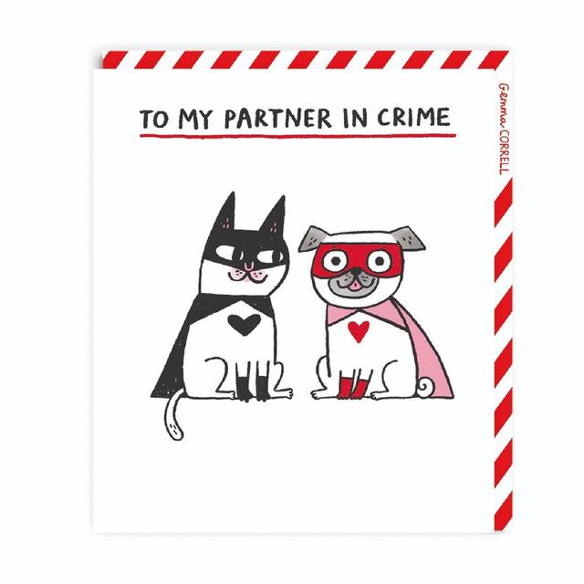 OhhDeer Partner In Crime Valentine’s Day Card