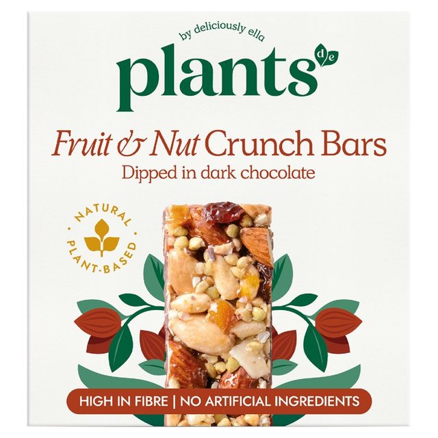 Plants by DE Fruit & Nut Crunch Bar, 3 x 37g