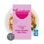 M&S Taste of Asia King Prawn Pad Thai Bowl