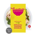 M&S Taste of Asia Hot Sriracha Chicken Noodles Bowl