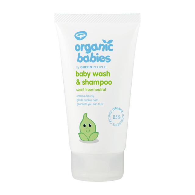 Green People Organic Babies Scent Free Wash & Shampoo, 150ml