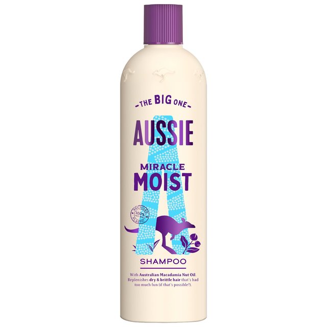 Aussie Miracle Moist Shampoo, 500ml