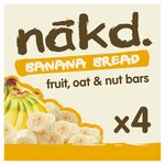 nakd. Banana Bread Fruit, Nut & Oat Bars Multipack