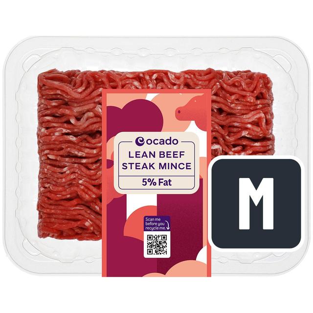 Ocado Lean Beef Steak Mince 5% Fat, 500g