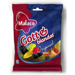 Malaco Gott & Blandat Original Fruit & Liquorice Wine Gums