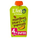 Ella's Kitchen Mangoes, Pears and Papaya Baby Food Pouch 4+ Months