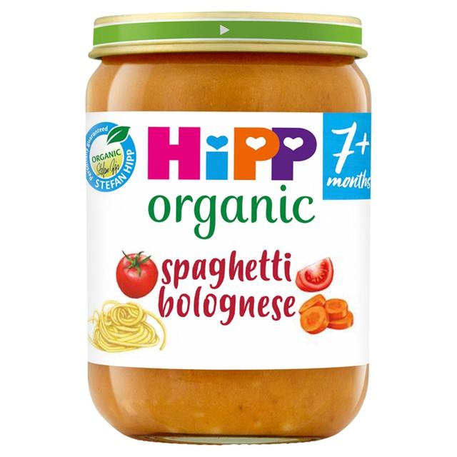 HiPP Organic Spaghetti Bolognese Baby Food Jar 7+ Months, 190g
