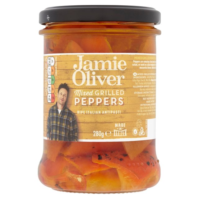 Jamie Oliver Grilled Peppers Antipasti, 280g