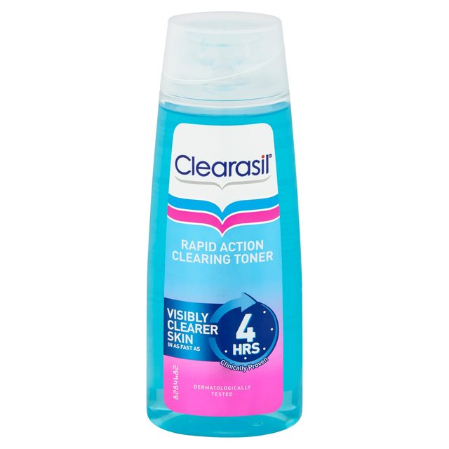 Clearasil Rapid Action Deep Pore Face Wash Acne Toner, 200ml
