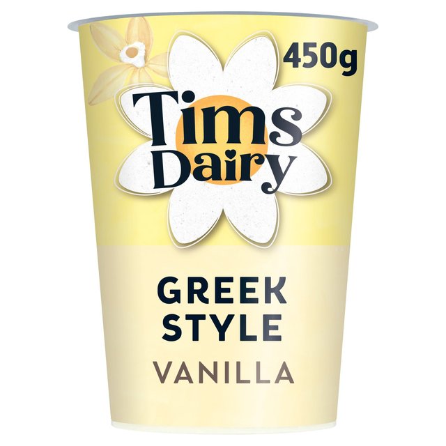 Tims Dairy Greek Style Vanilla Yoghurt, 450g
