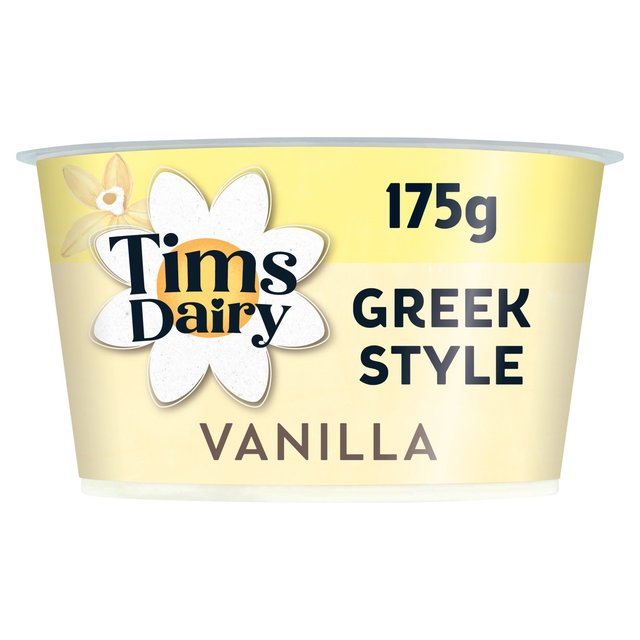 Tims Dairy Greek Style Vanilla Yoghurt, 175g