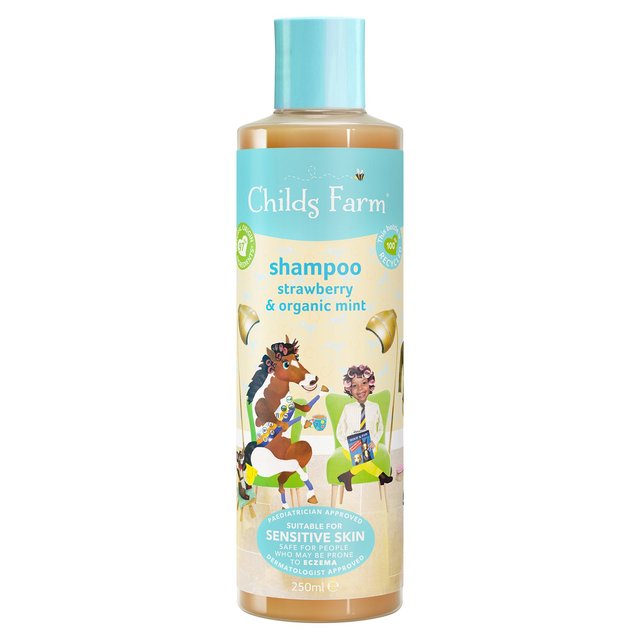 Childs Farm Kids Strawberry & Organic Mint Shampoo, 250ml